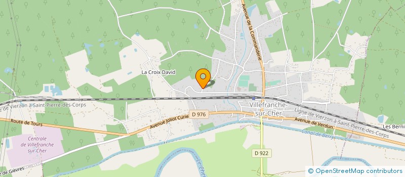 localisation de l'entreprise MONSIEUR JOHN LAIR  VILLEFRANCHE-SUR-CHER