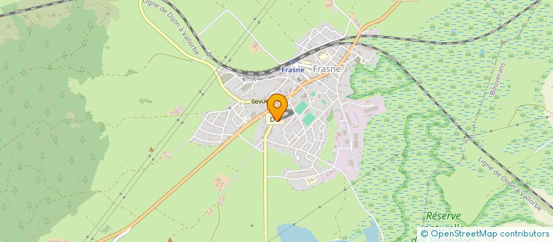 localisation de l'entreprise MONSIEUR JOHN LANQUETIN  FRASNE