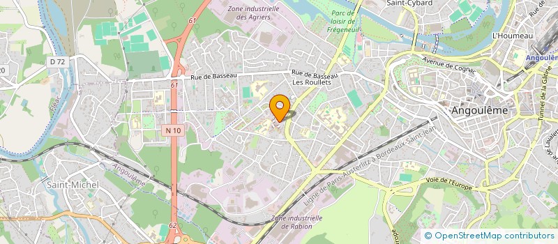 localisation de l'entreprise MONSIEUR JOHN LAROCHE à ANGOULEME