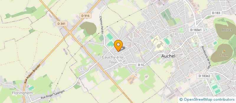 localisation de l'entreprise MONSIEUR JOHN LECLERCQ  CAUCHY-A-LA-TOUR