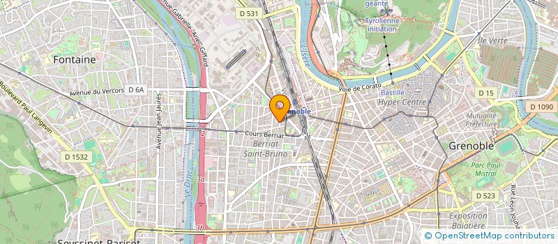 localisation de l'entreprise MONSIEUR JOHN LEHU  GRENOBLE