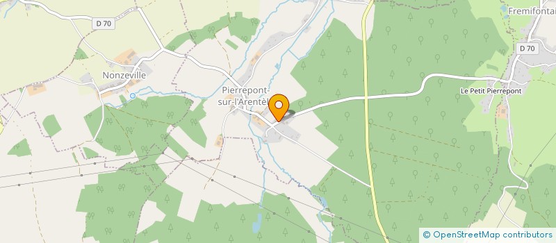 localisation de l'entreprise MONSIEUR JOHN LEMATTE  DOMFAING