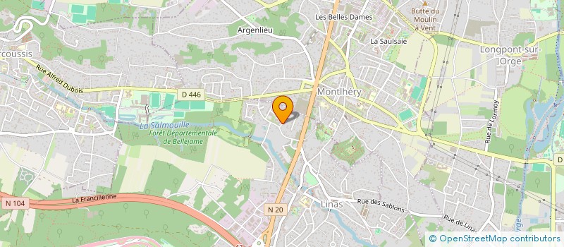 localisation de l'entreprise MONSIEUR JOHN LEPERRE  LINAS