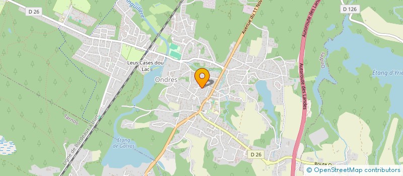 localisation de l'entreprise MONSIEUR JOHN LESCA  ONDRES