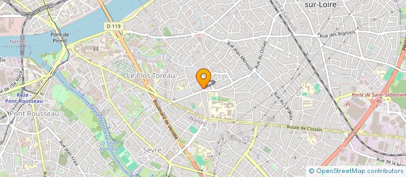 localisation de l'entreprise MONSIEUR JOHN-LEWIS SOULAS  SAINT-SEBASTIEN-SUR-LOIRE