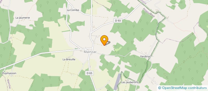 localisation de l'entreprise MONSIEUR JOHN LIDDON à MAINZAC