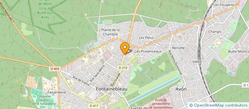 localisation de l'entreprise MONSIEUR JOHN MAGUIRE à FONTAINEBLEAU
