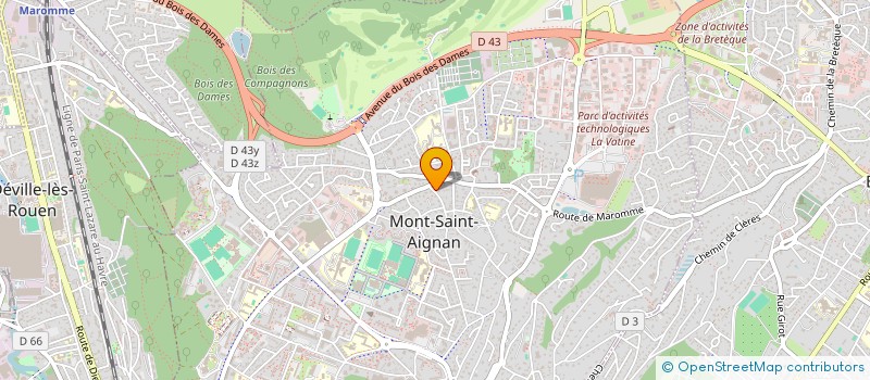 localisation de l'entreprise MONSIEUR JOHN MANSON  MONT-SAINT-AIGNAN