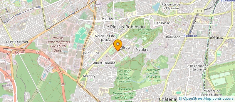 localisation de l'entreprise MONSIEUR JOHN MARDINLI  LE PLESSIS-ROBINSON