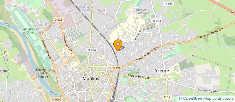 localisation de l'entreprise MONSIEUR JOHN MARIE à MOULINS
