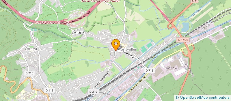 localisation de l'entreprise MONSIEUR JOHN MATHEIS  MONSWILLER