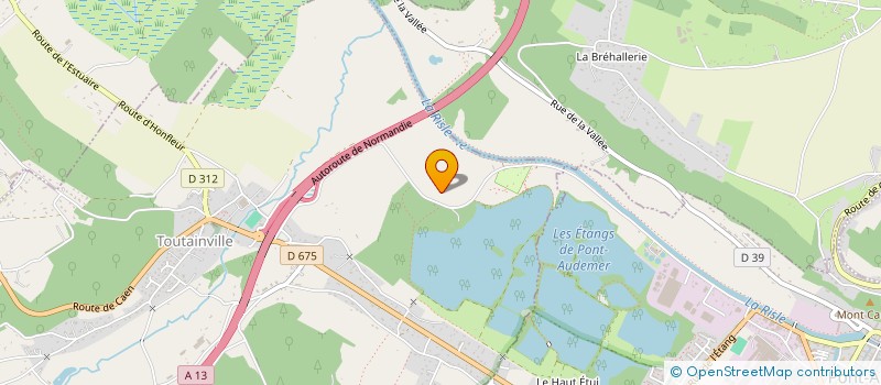 localisation de l'entreprise MONSIEUR JOHN MCCARTHY  TOUTAINVILLE