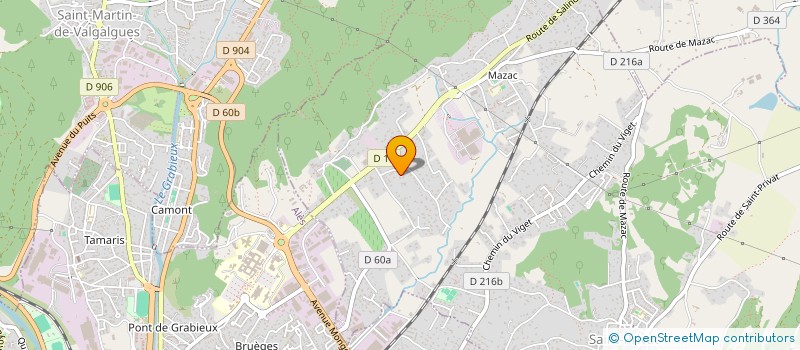 localisation de l'entreprise MONSIEUR JOHN MERMILLOD POENSI  SAINT-PRIVAT-DES-VIEUX