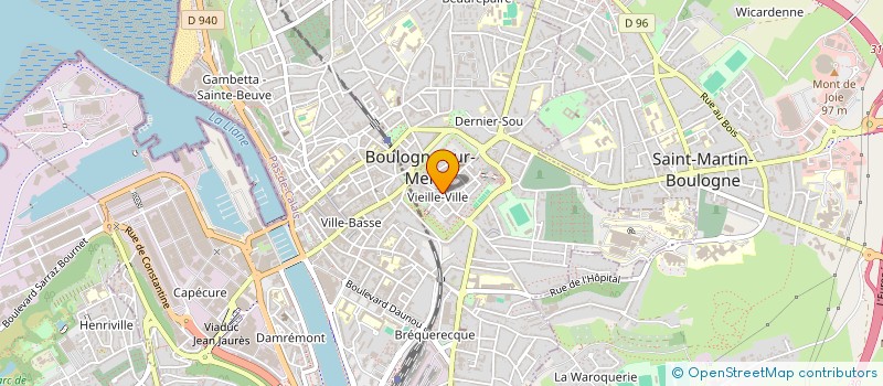 localisation de l'entreprise MONSIEUR JOHN MICHAEL CASH à BOULOGNE-SUR-MER