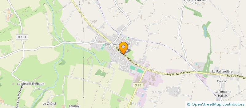 localisation de l'entreprise MONSIEUR JOHN MITCHELL  ISIGNY-LE-BUAT