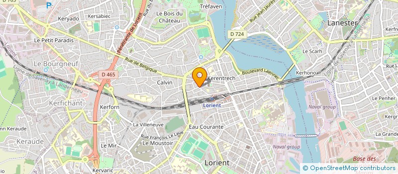 localisation de l'entreprise MONSIEUR JOHN MONVOISIN  LORIENT