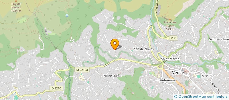 localisation de l'entreprise MONSIEUR JOHN MURPHY  VENCE