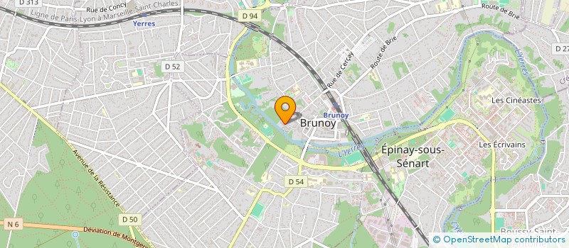 localisation de l'entreprise MONSIEUR JOHN N'GUESSAN  BRUNOY