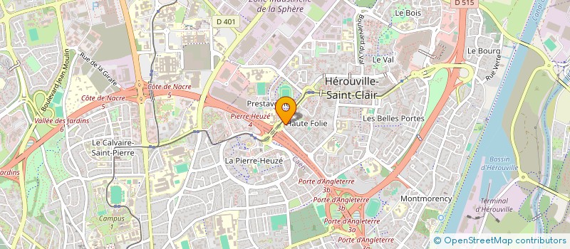 localisation de l'entreprise MONSIEUR JOHN NDJATE ONEMA à HEROUVILLE-SAINT-CLAIR