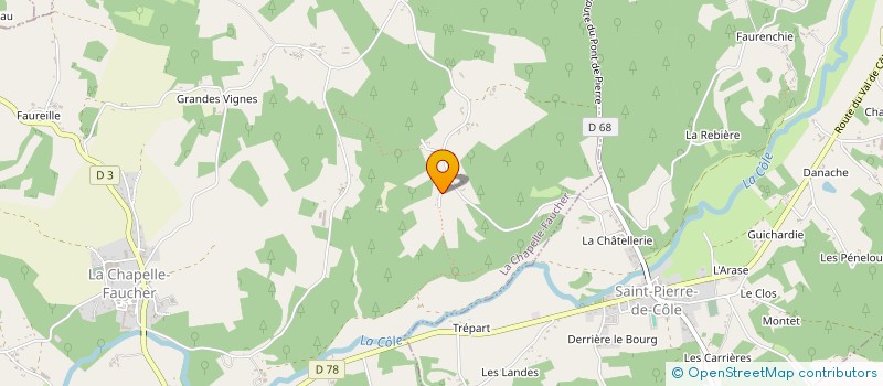 localisation de l'entreprise MONSIEUR JOHN NEALON  LA CHAPELLE-FAUCHER