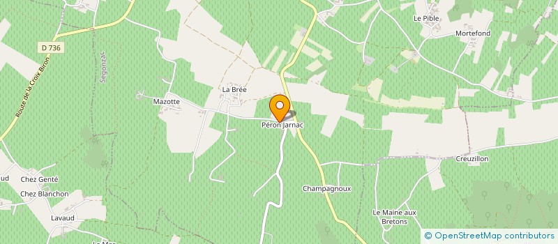 localisation de l'entreprise MONSIEUR JOHN NIXON  SEGONZAC