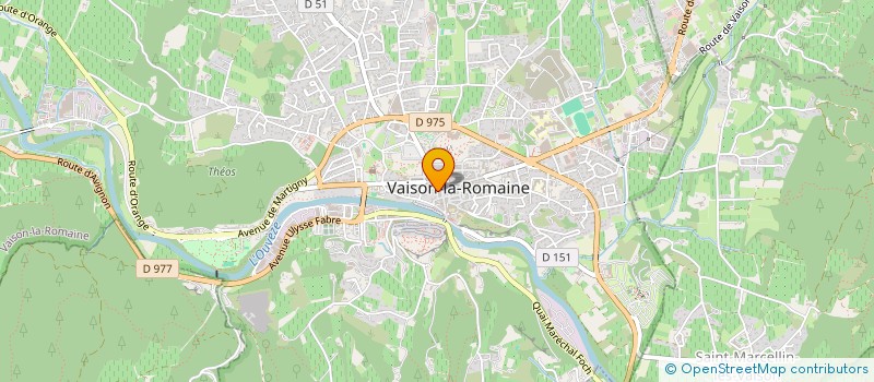 localisation de l'entreprise MONSIEUR JOHN O'GRADY à VAISON-LA-ROMAINE