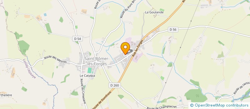 localisation de l'entreprise MONSIEUR JOHN OBLIN à SAINT-BOMER-LES-FORGES