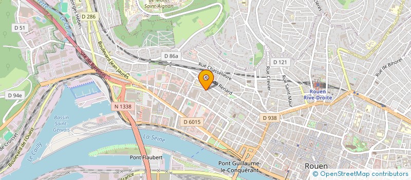 localisation de l'entreprise MONSIEUR JOHN PENAQUE à ROUEN