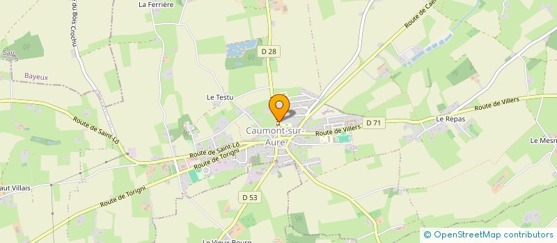 localisation de l'entreprise MONSIEUR JOHN PROGNON  CAUMONT-SUR-AURE