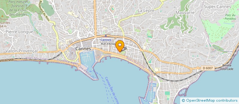 localisation de l'entreprise MONSIEUR JOHN QUINLAN à CANNES