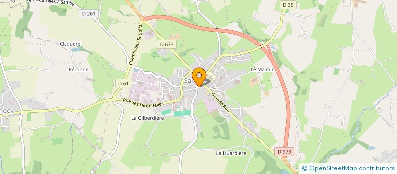 localisation de l'entreprise MONSIEUR JOHN RAYNAUD  SARTILLY-BAIE-BOCAGE