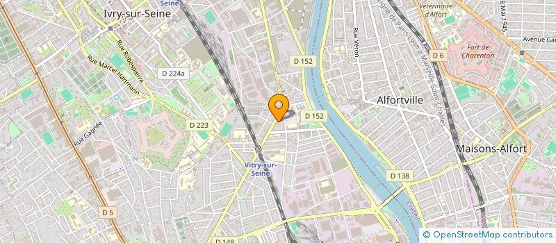 localisation de l'entreprise MONSIEUR JOHN REDFORD  VITRY-SUR-SEINE