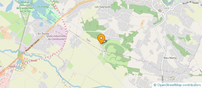 localisation de l'entreprise MONSIEUR JOHN REYNOLDS  SAIX