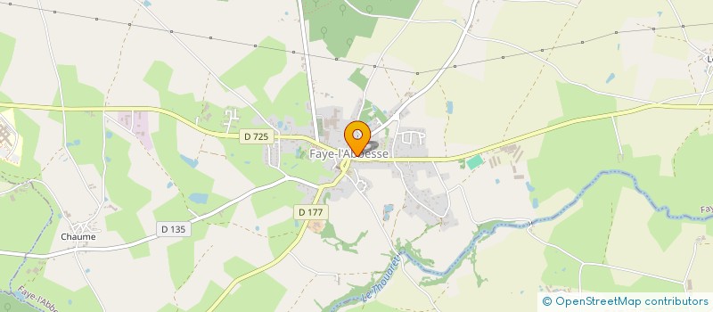 localisation de l'entreprise MONSIEUR JOHN RHYS YEADON WHITAKER  FAYE-L'ABBESSE