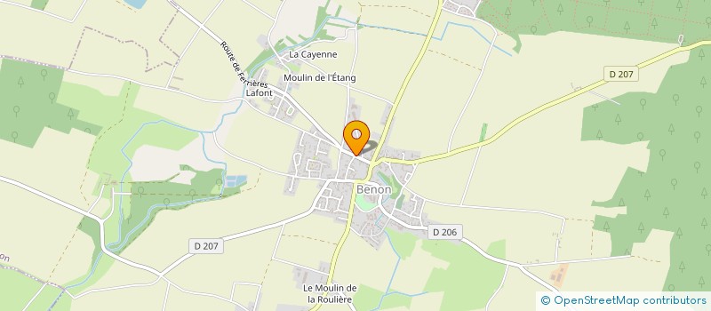 localisation de l'entreprise MONSIEUR JOHN RICHARD  BENON