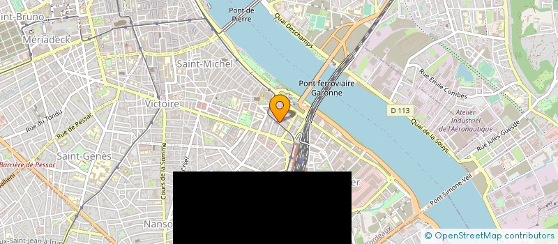 localisation de l'entreprise MONSIEUR JOHN ROBB à BORDEAUX