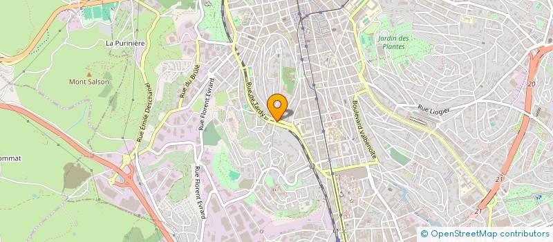 localisation de l'entreprise MONSIEUR JOHN ROBERT  SAINT-ETIENNE