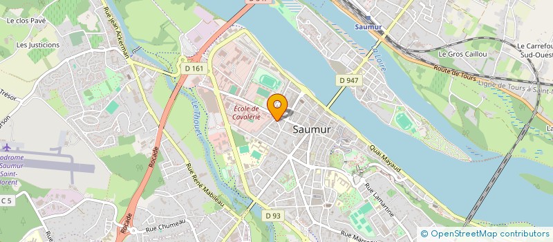 localisation de l'entreprise MONSIEUR JOHN ROBIC  SAUMUR