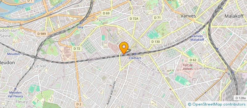 localisation de l'entreprise MONSIEUR JOHN ROSS GNAKPA à CLAMART