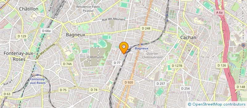 localisation de l'entreprise MONSIEUR JOHN-ROSS NSINGI à BAGNEUX