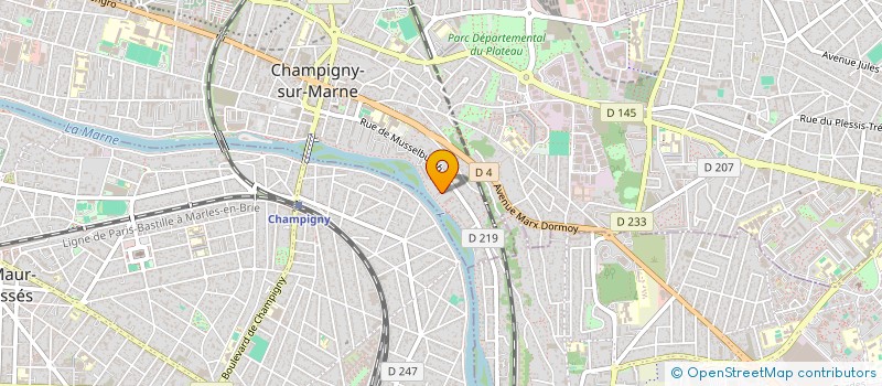 localisation de l'entreprise MONSIEUR JOHN SAINTILUS à CHAMPIGNY-SUR-MARNE