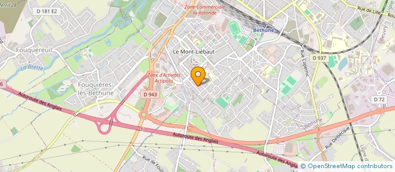 localisation de l'entreprise MONSIEUR JOHN SALINGUE à BETHUNE