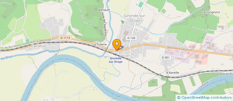 localisation de l'entreprise MONSIEUR JOHN SAMOEIL  GIRONDE-SUR-DROPT