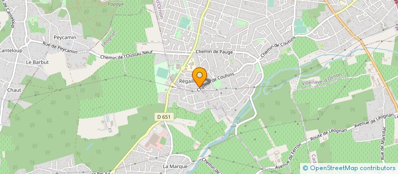 localisation de l'entreprise MONSIEUR JOHN SICRE  VILLENAVE-D'ORNON