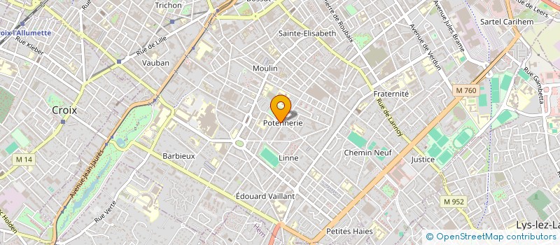 localisation de l'entreprise MONSIEUR JOHN SONNEVILLE  ROUBAIX