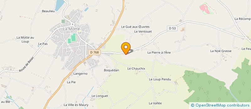 localisation de l'entreprise MONSIEUR JOHN STUART BAILEY à LA MOTTE