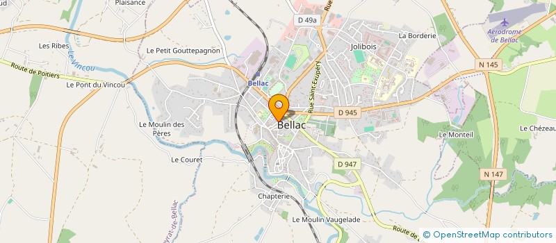 localisation de l'entreprise MONSIEUR JOHN STUART ORMANDY à SAINT-BONNET-DE-BELLAC