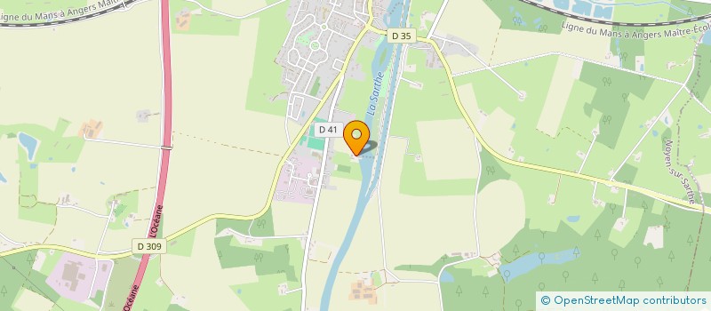 localisation de l'entreprise MONSIEUR JOHN SURRAULT  NOYEN-SUR-SARTHE