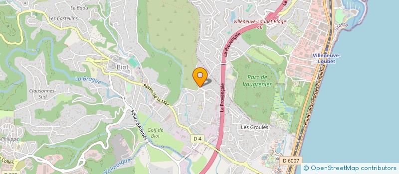 localisation de l'entreprise MONSIEUR JOHN TRABER  BIOT