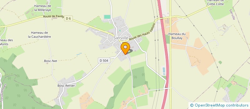 localisation de l'entreprise MONSIEUR JOHN VALLE  SIERVILLE